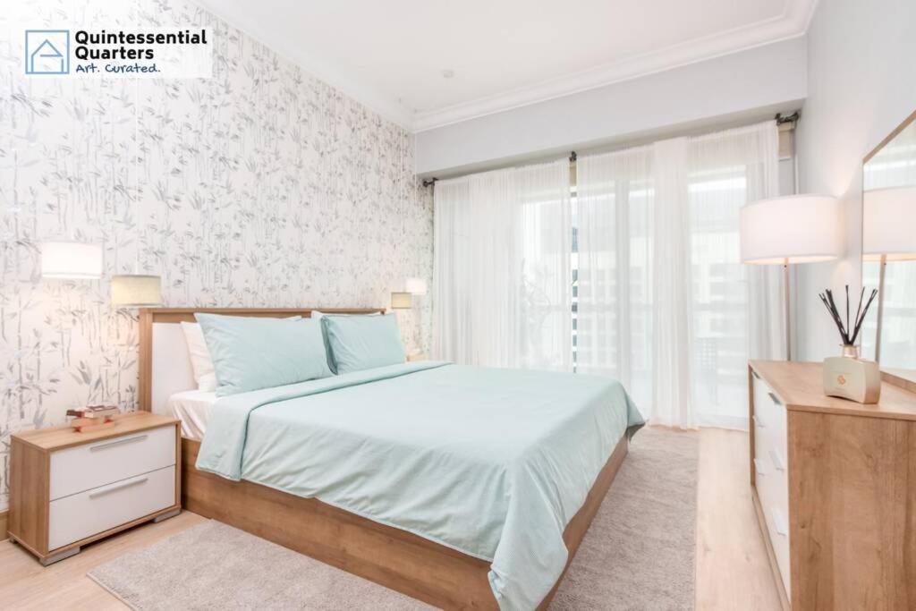 Downtown Cozy Home + Partitioned Living Room Dubai Luaran gambar